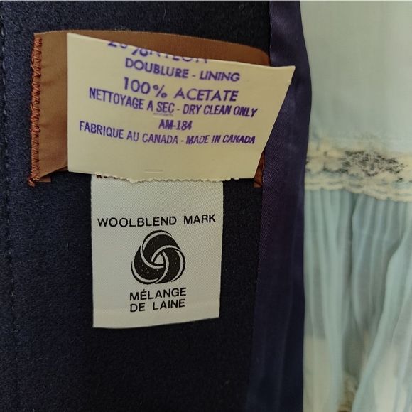 Purple Wool Coat - Picture 7 of 8